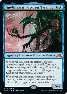 Jin-Gitaxias, Progress Tyrant Kamigawa- Neon Dynasty